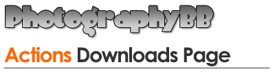 PhotographyBB Photoshop Actions