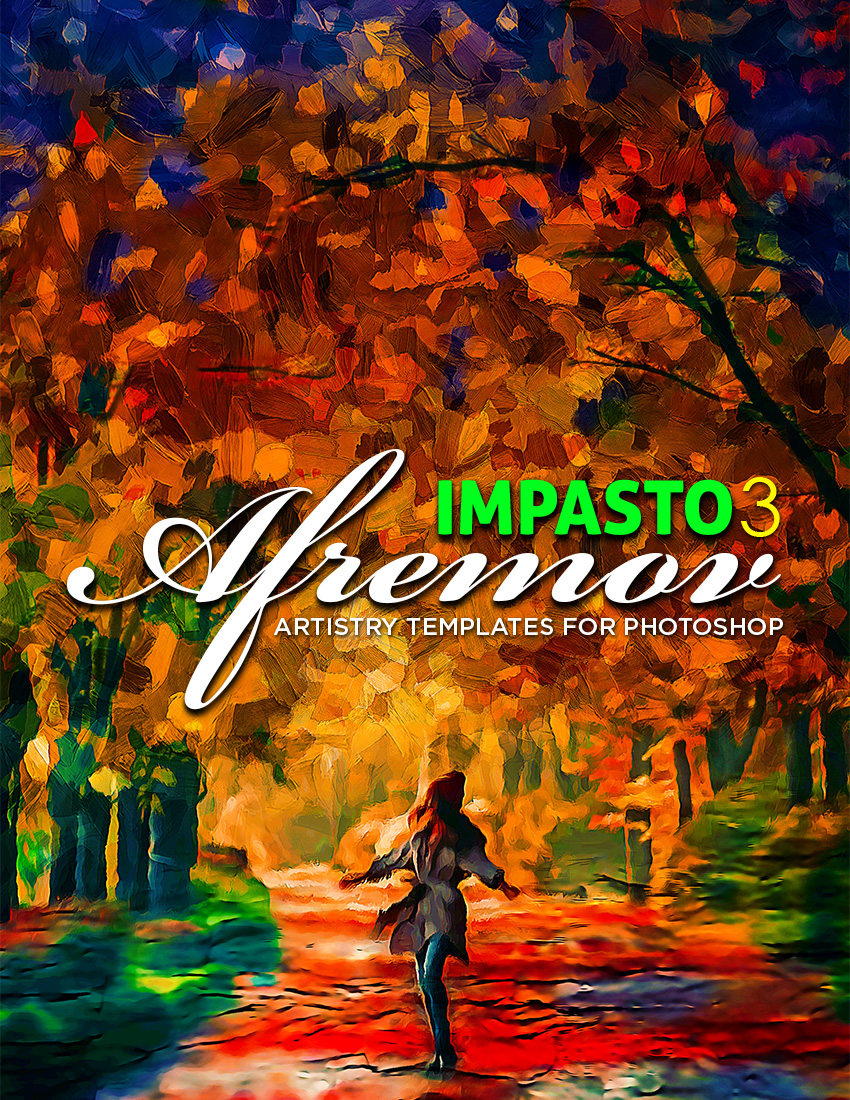 Impasto 3: Afremov Photoshop Effect