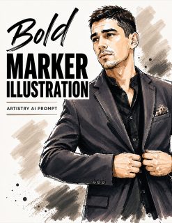 Bold Marker Illustration